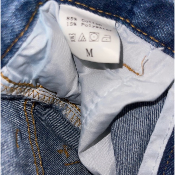 Shein High Waisted Distressed Slant Pocket Baggy Jeans - Picture 12 of 12